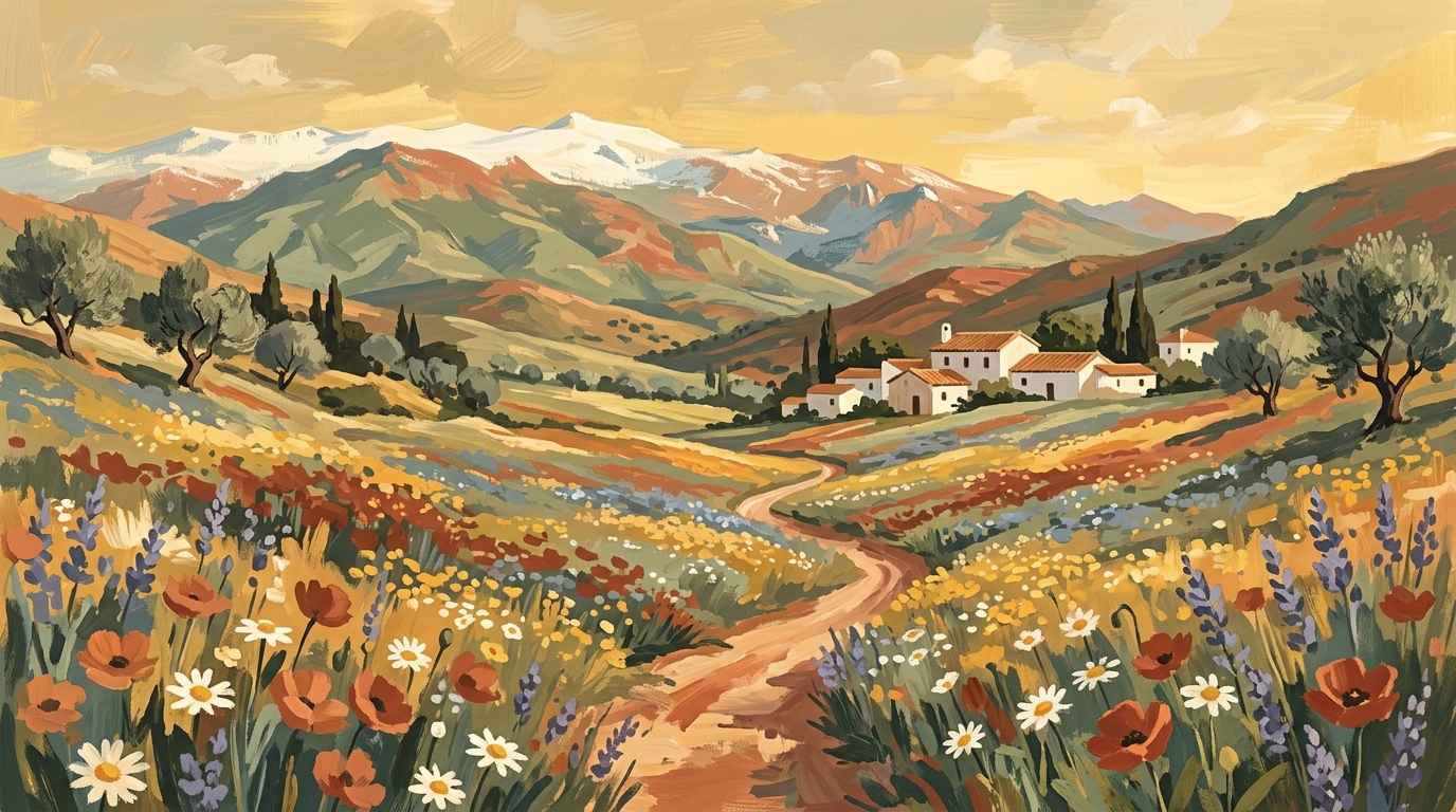 Granada in April: Snowcaps, Wildflowers, and Incense