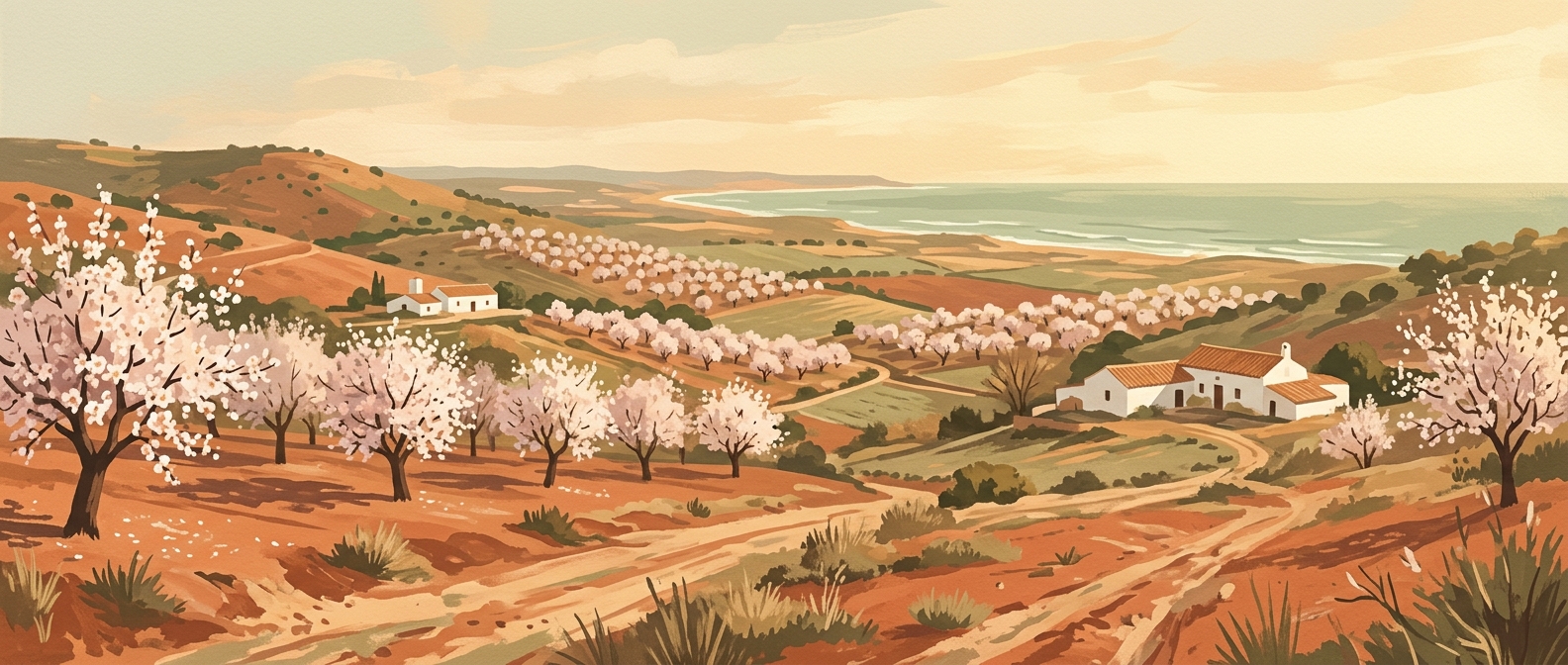 Huelva in February: Almond Blossom and Atlantic Solitude