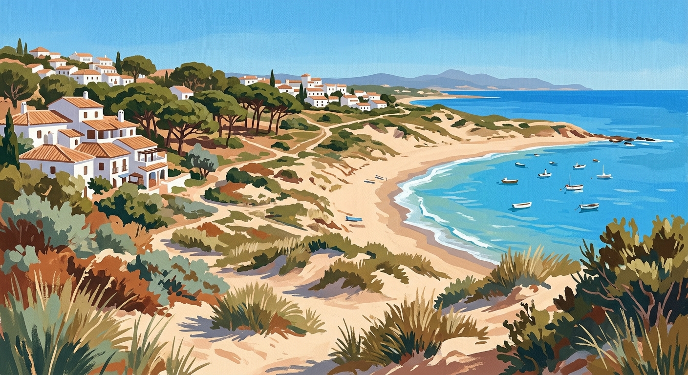 Playa de Cabopino: Dunes, Pines and Clear Waters near Marbella