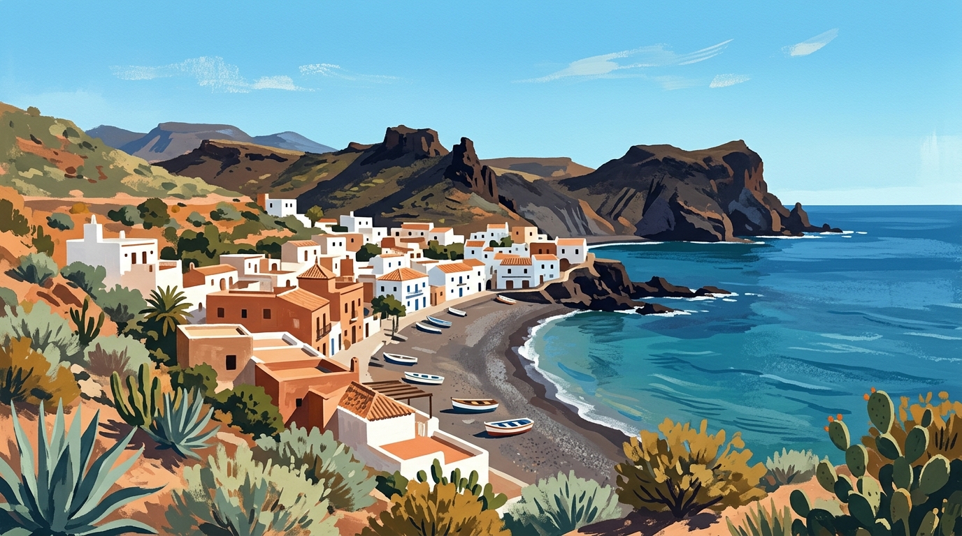 A Guide to Playa de Las Negras: Volcanic Shores in Almería