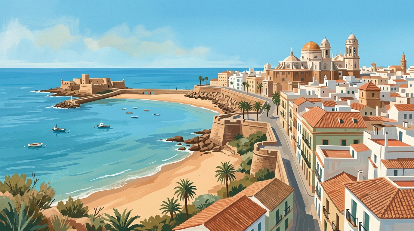 Exploring the Historic Heart and Atlantic Shores of Cádiz