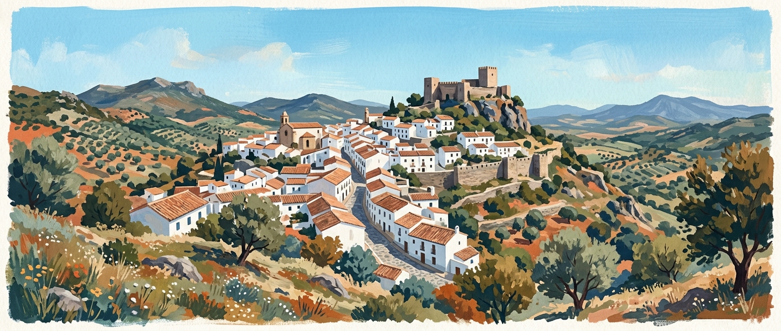 Jimena de la Frontera: A Frontier Stronghold in the Cork Oak Forests