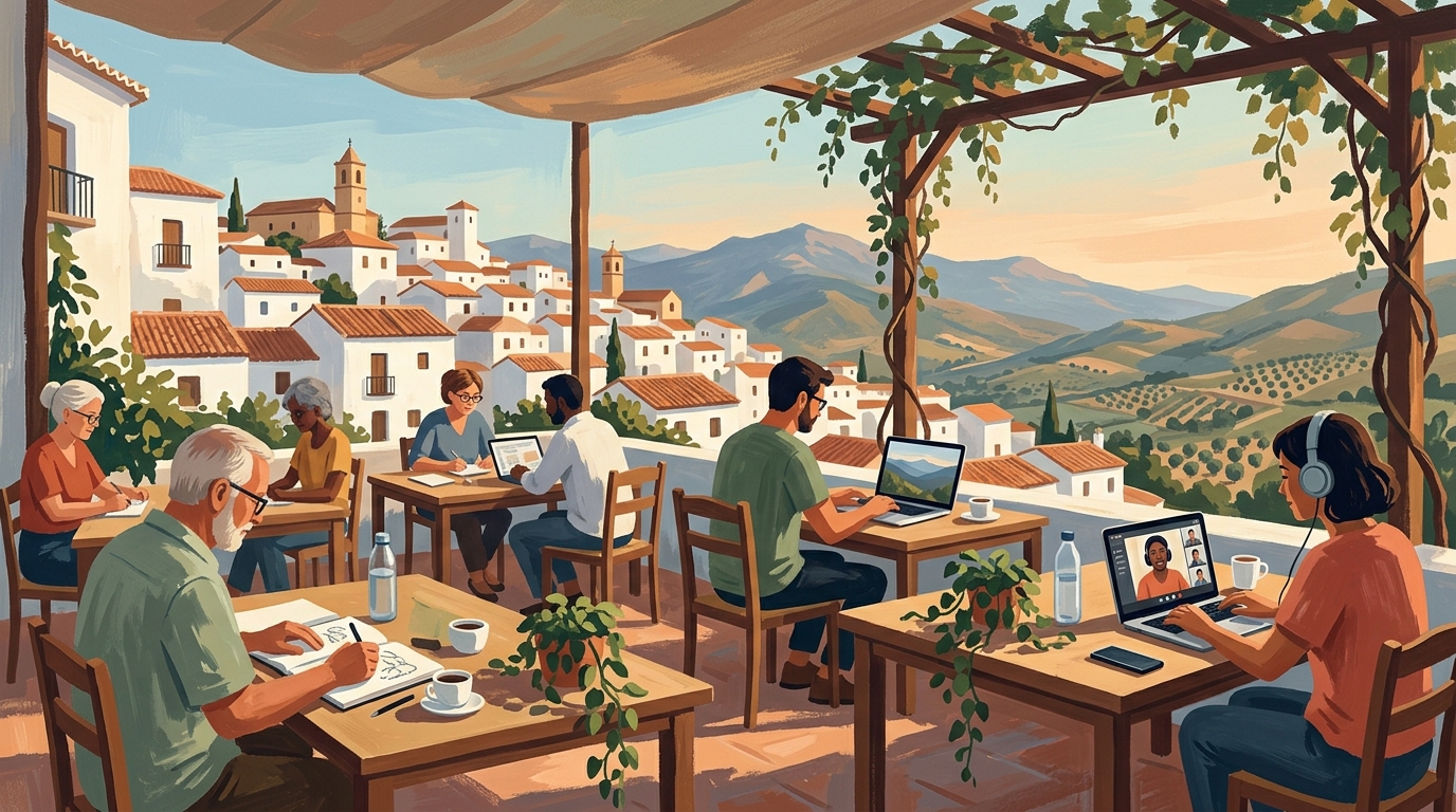 Co-working Spaces and Digital Nomad Life in Andalucía