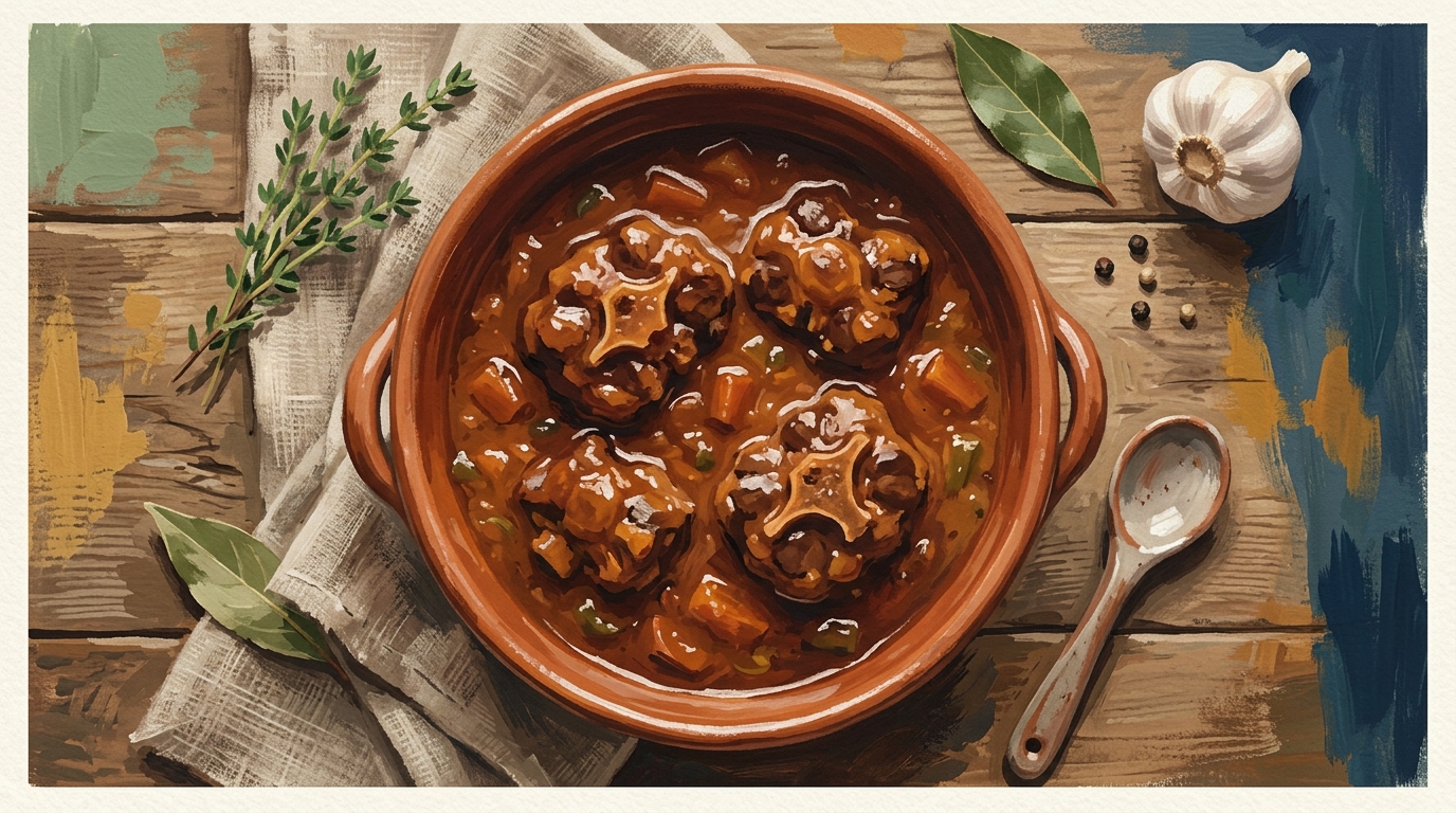 Slow-Cooked Rabo de Toro: An Andalucían Oxtail Stew
