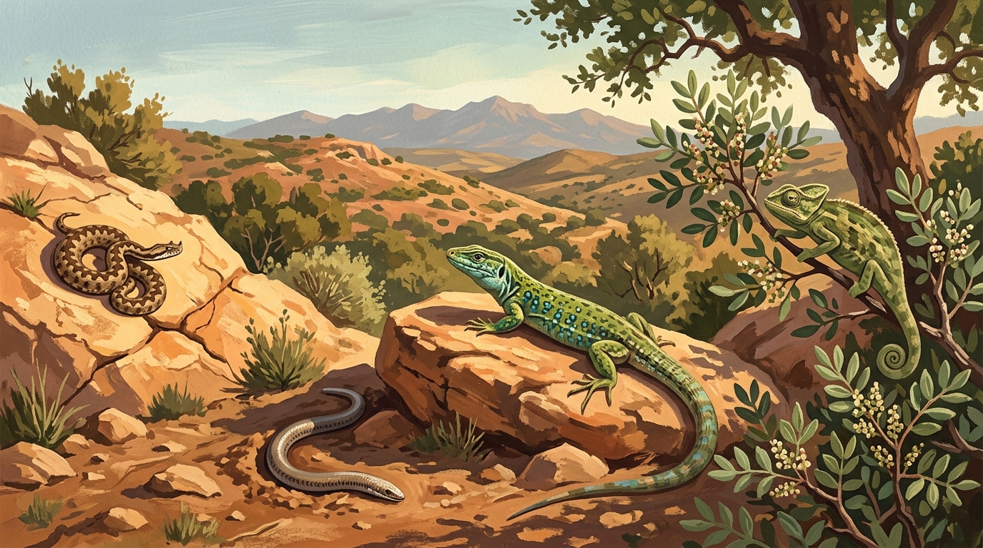 Reptiles of Andalucía: A Field Guide to Europe’s Herpetological Stronghold