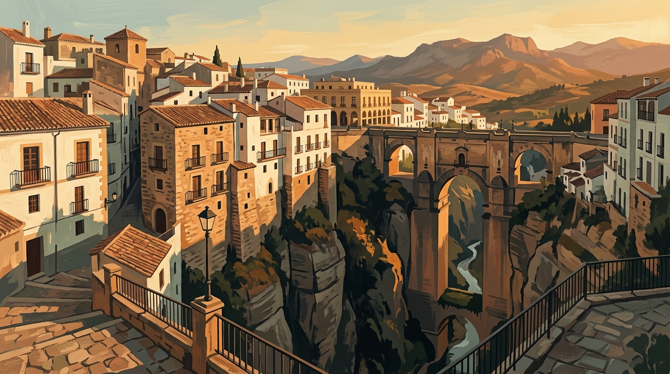 The Vertical City: Watching the Shadows Lengthen in Ronda