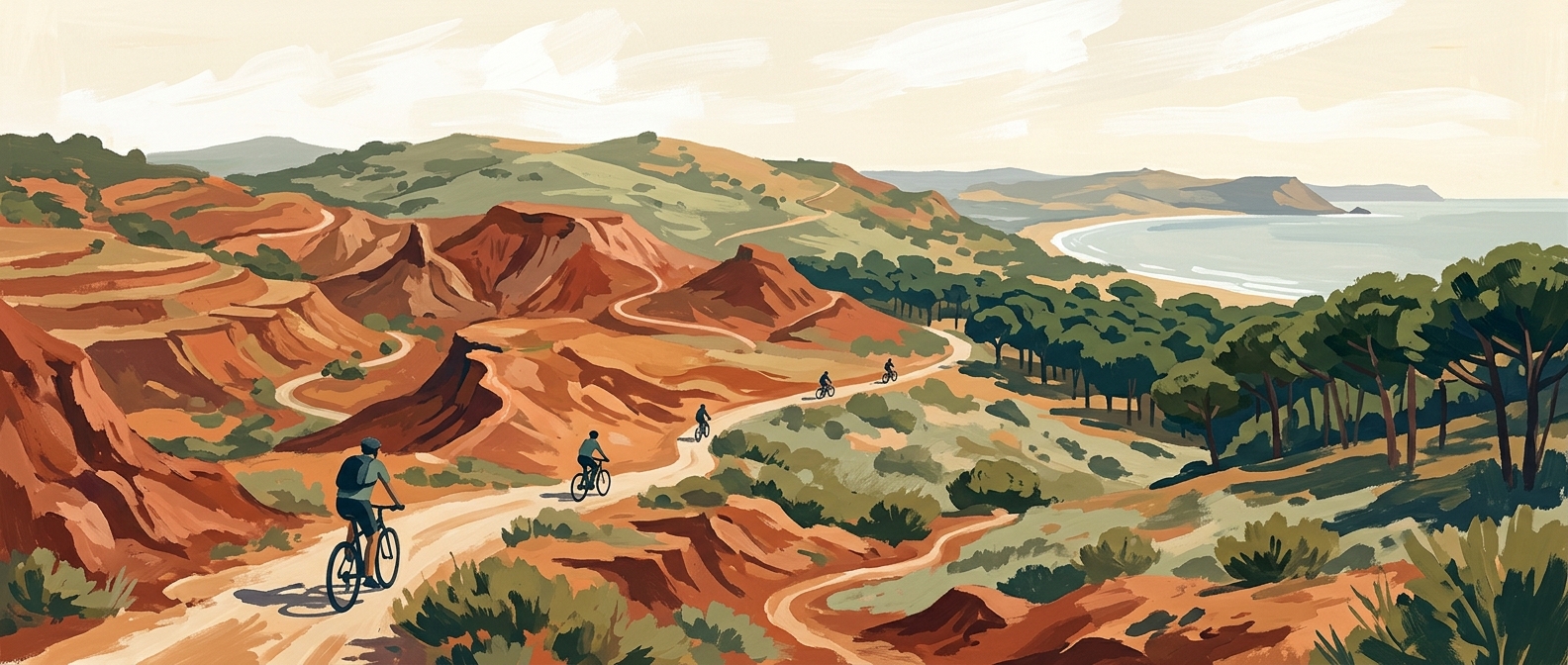 Exploring Huelva on Two Wheels: From Martian Landscapes to Coastal Pines