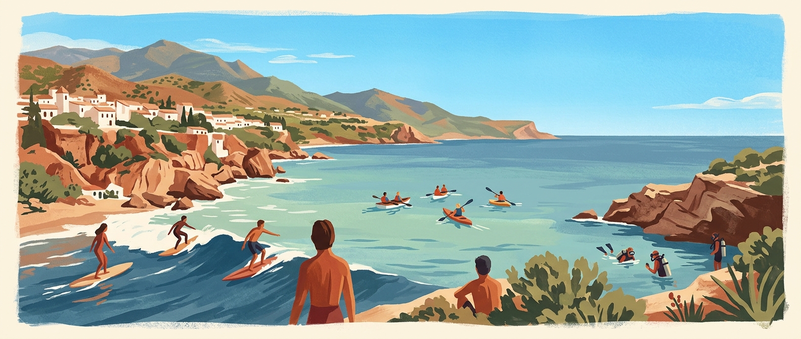 A Guide to Water Sports in Andalucía: Where to Surf, Dive, and Paddle
