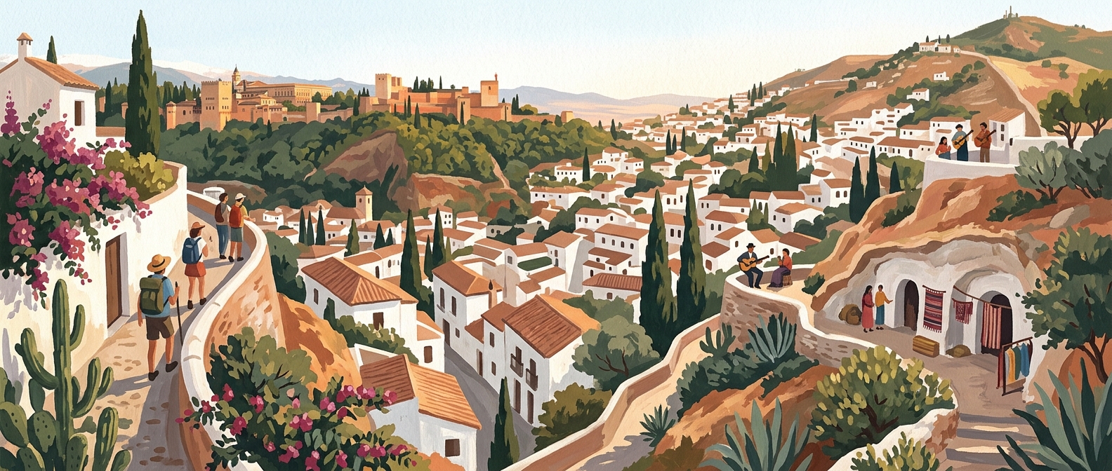 Wander Through Time: Exploring Granada's Enchanting Albayzín and Sacromonte Districts