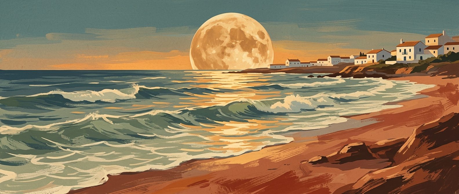Cádiz in September: Harvest Moon and Atlantic Swells