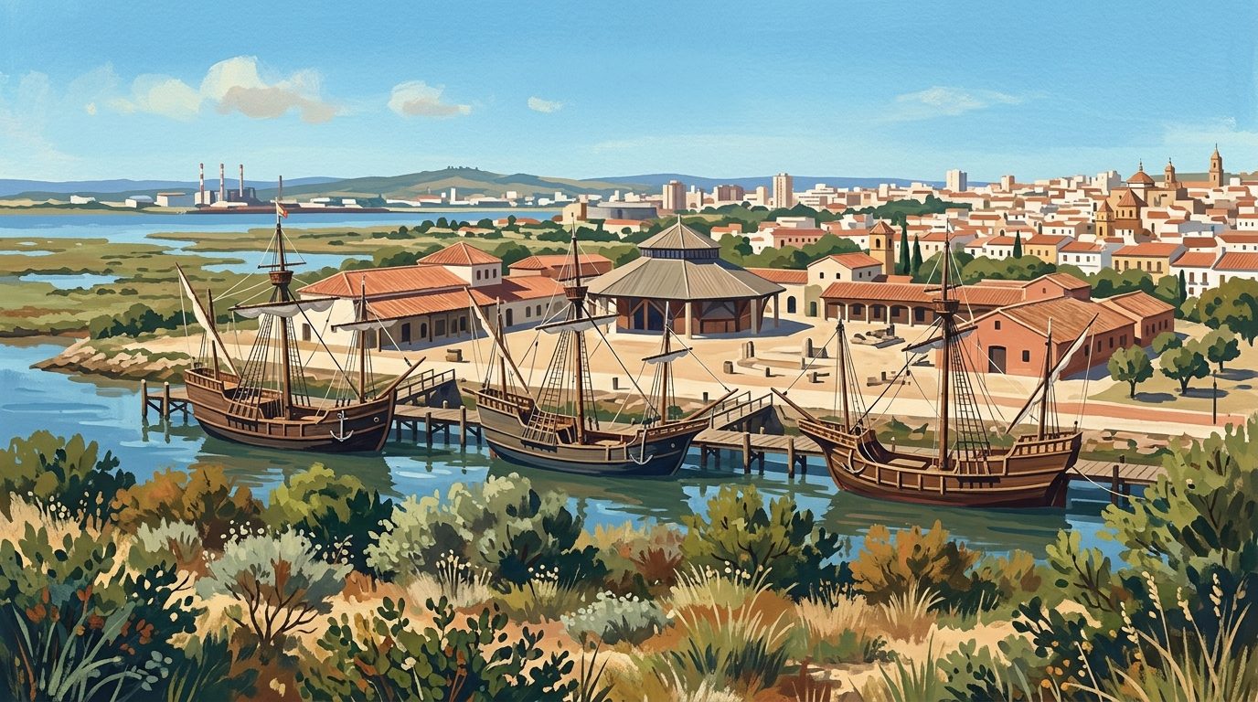 The Columbus Trail and Muelle de las Carabelas: A Maritime Journey in Huelva