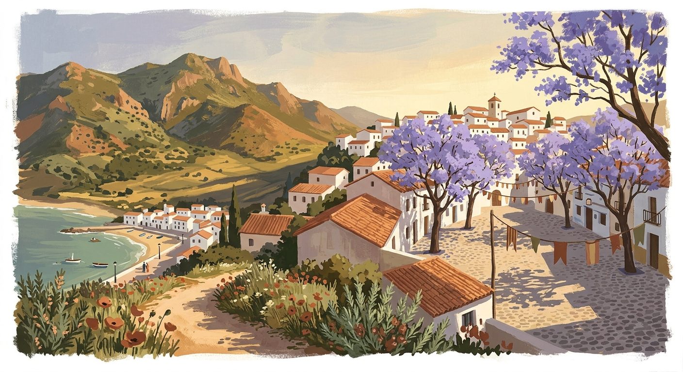 Poster: May Day blooms and frontier trails