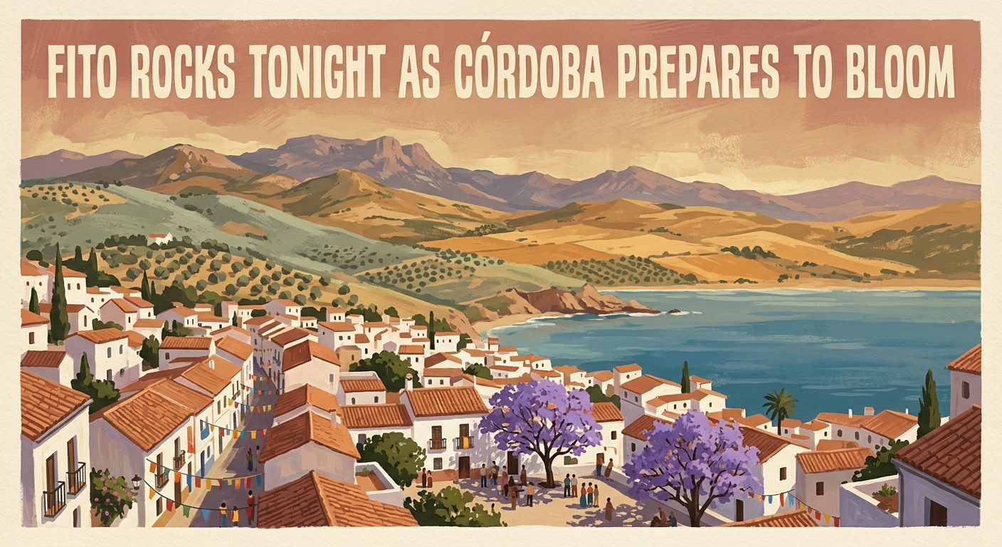 Poster: Fito Rocks Tonight as Córdoba Prepares to Bloom