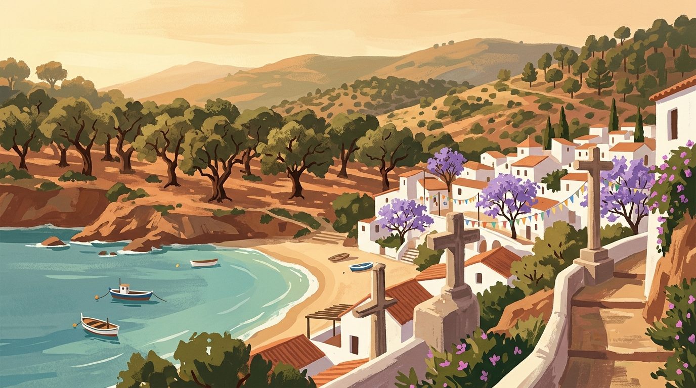 Poster: Crosses, Cork Forests and the Eve of the Patios