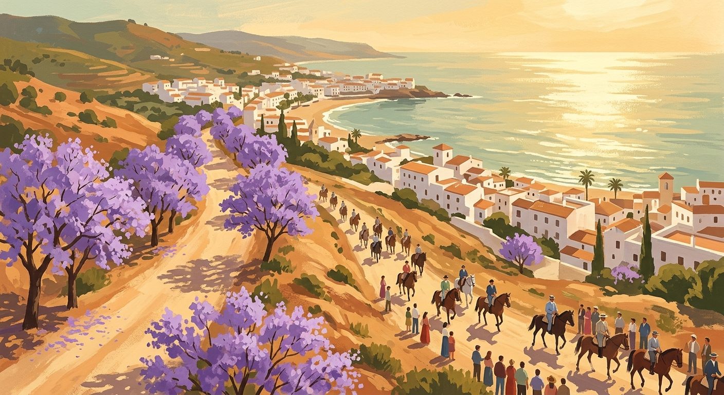 Poster: Lilac Blooms and the Scent of Horses in the Air